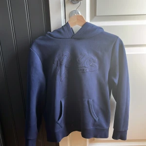 Blå hoodie från Polo Ralph Lauren - Säljer en snygg blå hoodie från Polo Ralph Lauren i storlek 14/16. Perfekt för en avslappnad stil och passar bra till både höst och vår. Superbekväm och stilren!