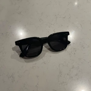 Marc Sunglasses Bläck - Svarta solglasögon från MQ Använda EN gång! Prislapp finns med(500kr nypris) Får med fodral Pris kan diskuteras!