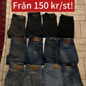 jeans! - Säljer många jeans. Från 150 kr/st! Märken som replay, tiger of Sweden, G-Star, Tommy Hilfiger och diesel. Många storlekar. Kolla min profil, alla jeans har en egen annons! Paketpris kan diskuteras vid köp av flera jeans! Skriv om ni har frågor!