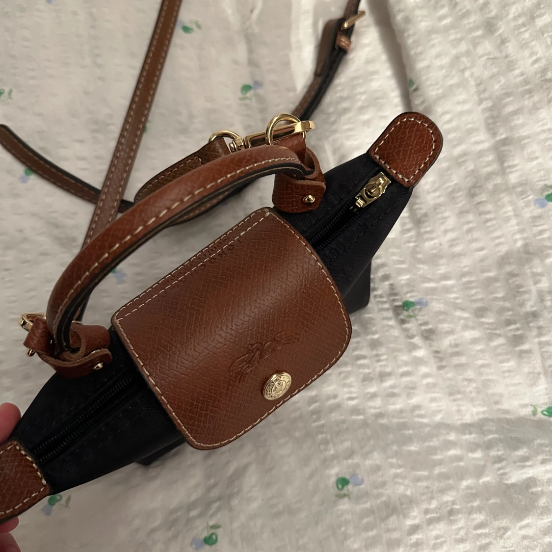 Svart och brun axelväska Longchamp - 28