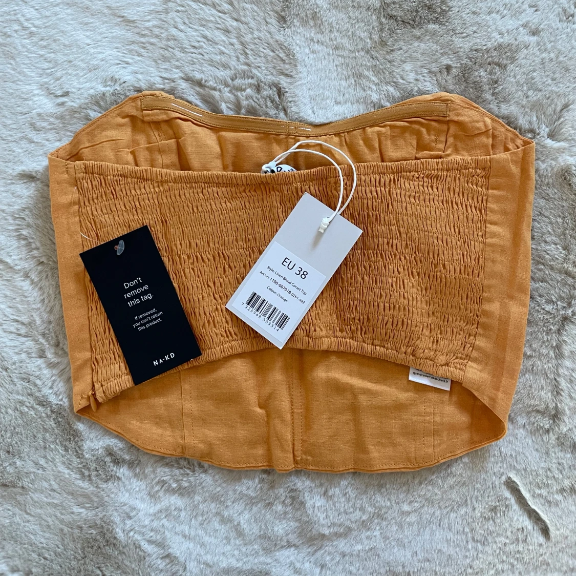 Orange korsettopp från NA-KD - 92