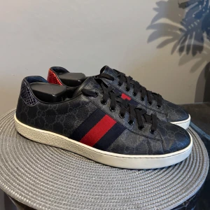 Gucci Ace - Riktigt feta Gucci Ace | Storlek 7 motsvarar ungefär 41 | Bra skick 7/10, lagning i hälarna | Bara skor ingår | Skriv för fler bilder eller funderingar 