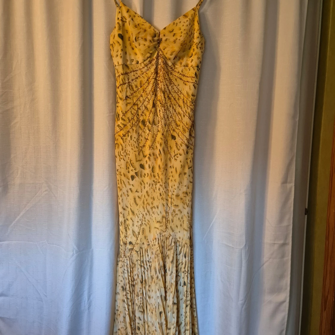 Leopard balklänning