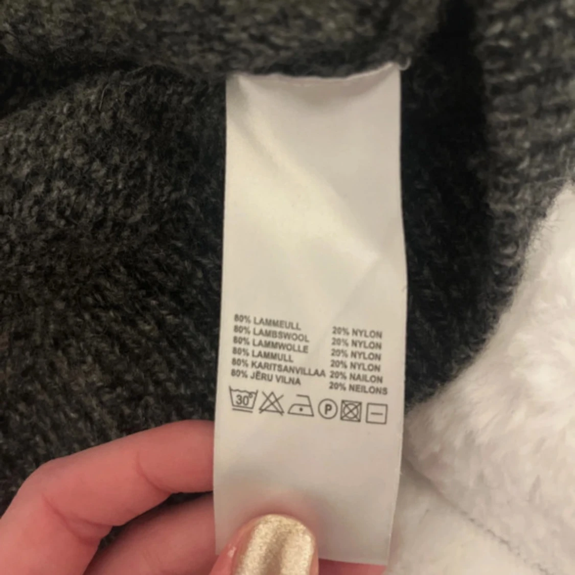 Grå tröja med dragkedja från Atlant - 3