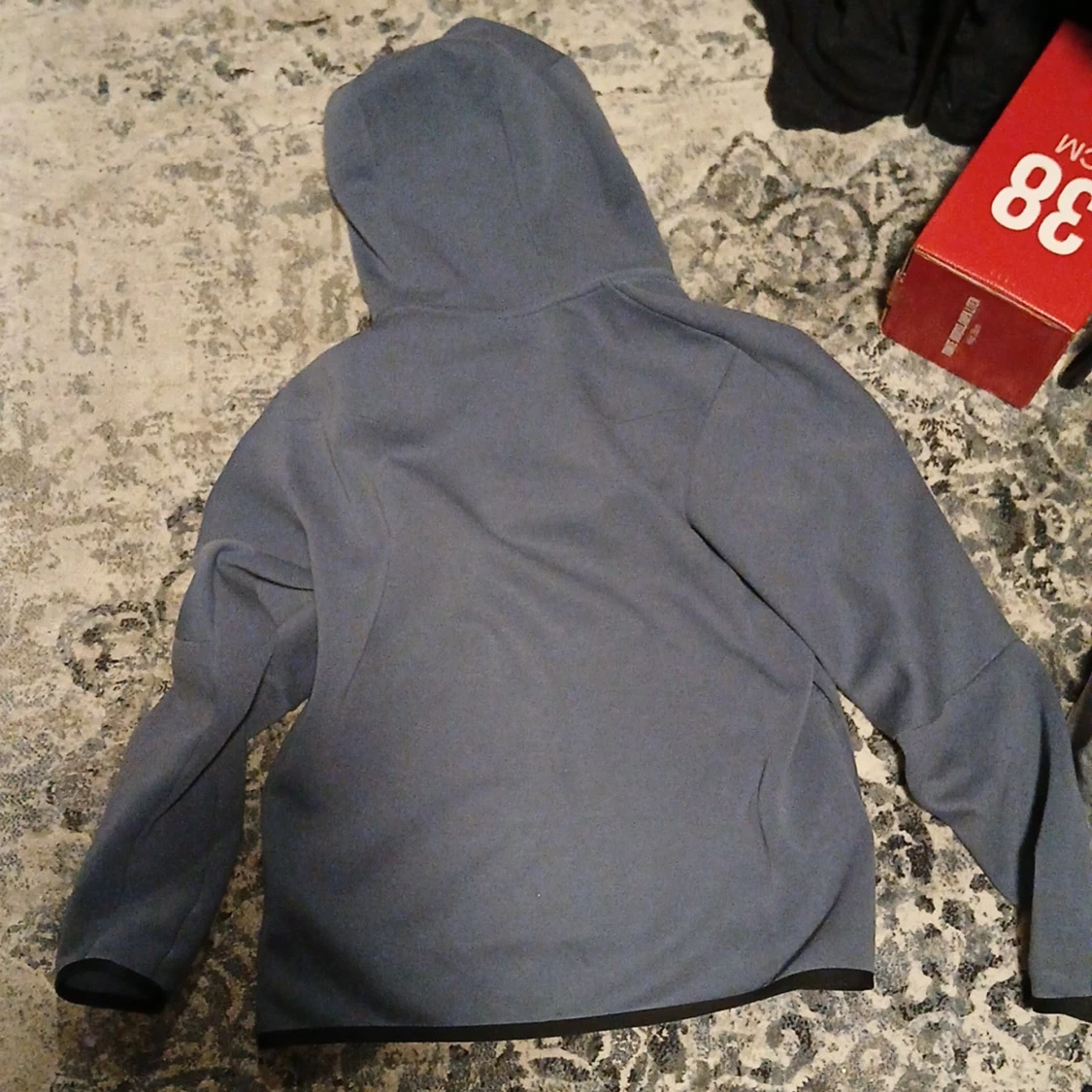 Blå huvtröja från Nike