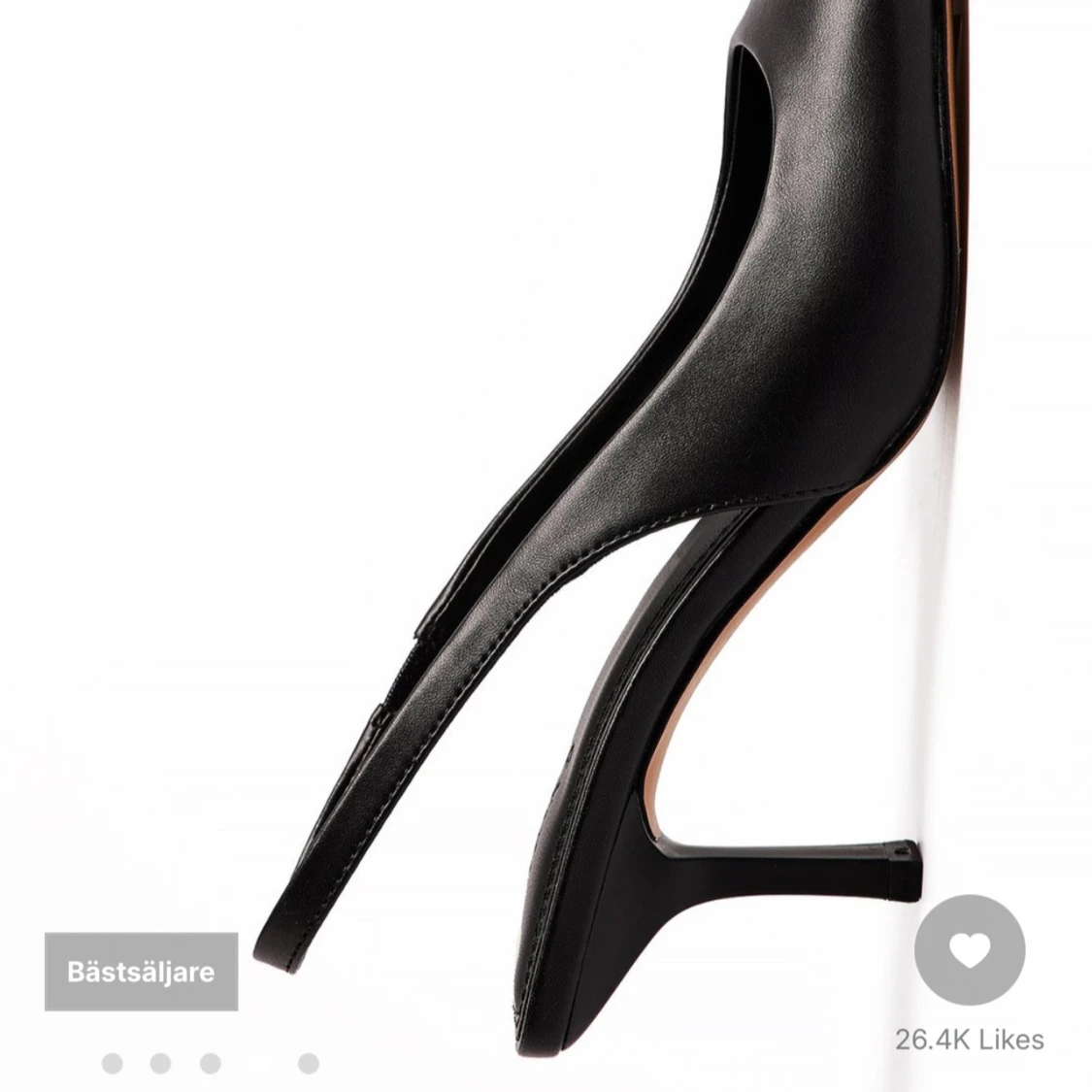 Svarta pumps med slingback - 2
