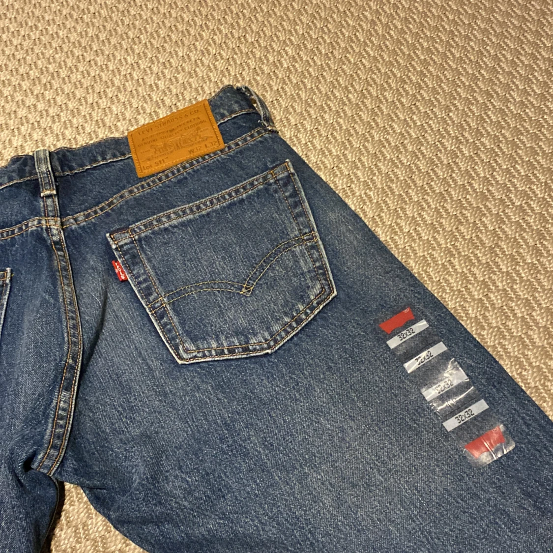 Blå Levis 511 Slim Jeans - 3