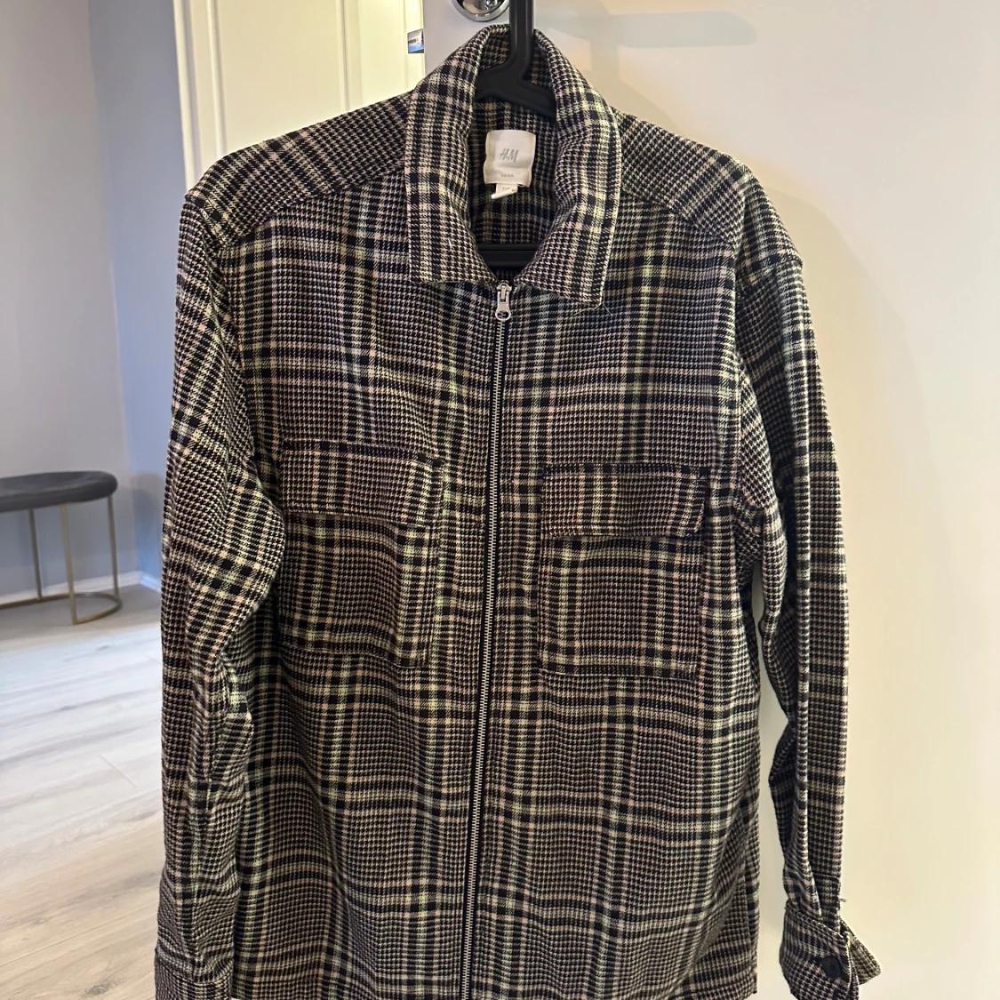 Rutig overshirt från H&M