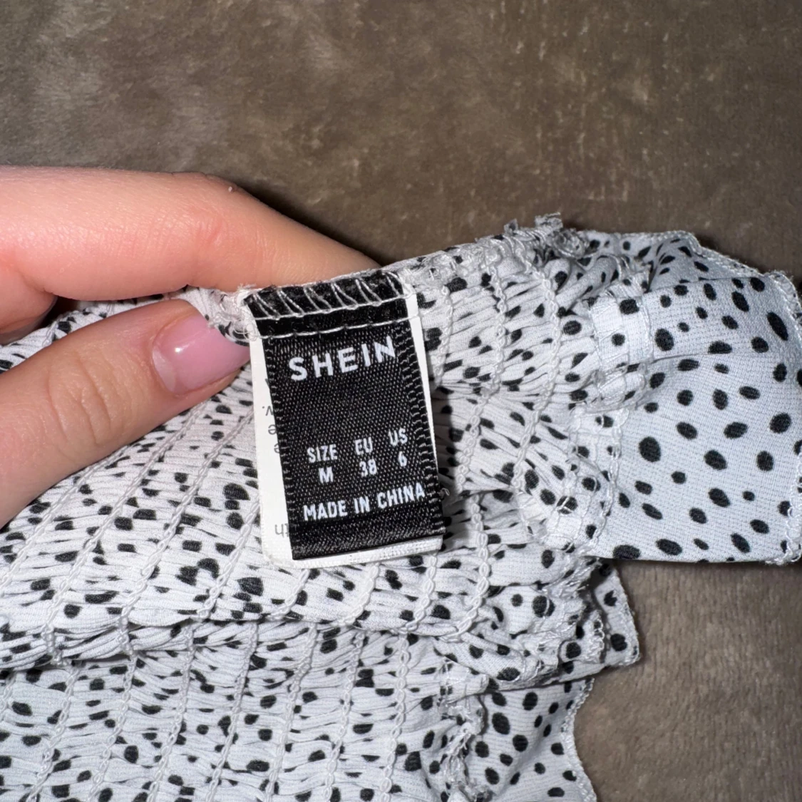 Vit prickig topp från Shein - 2