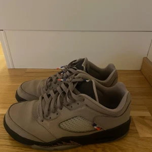 Air Jordan 5 Retro Low PSG - Jordan 5 Retro Low PSG i storlek 41. Finns små tecken på användning men annars i bra skick. Pris kan diskuteras.