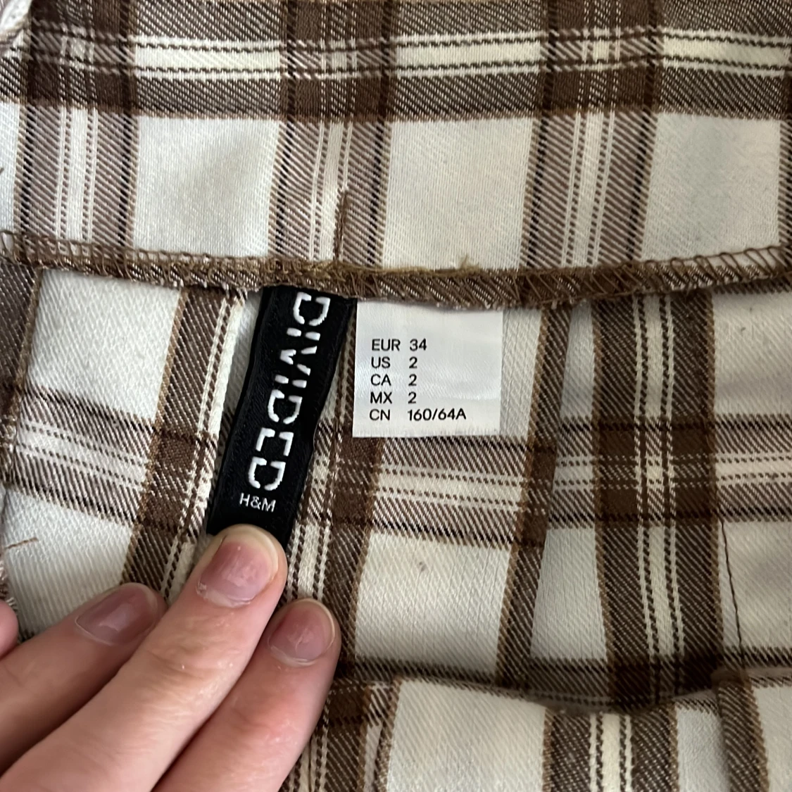 Rutig kjol från H&M Divided - 1