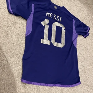 Argentina tröja - Säljer denna Argentina tröjan med Messi på ryggen, inte använd mycket köptes i somras men inte använda pga den är för stor på mig