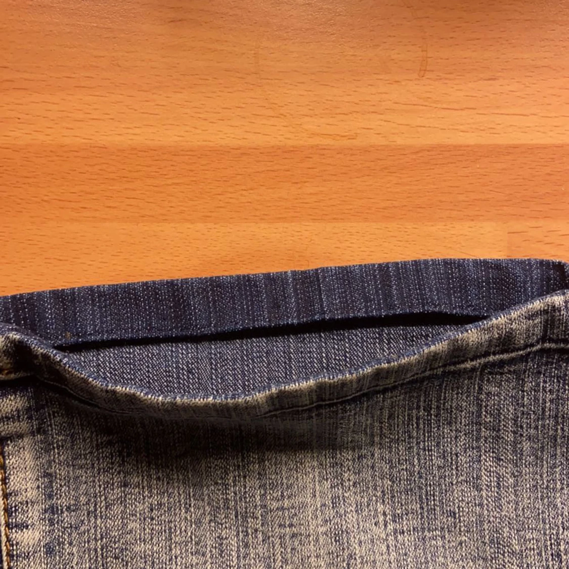 Blå bootcut jeans - 4