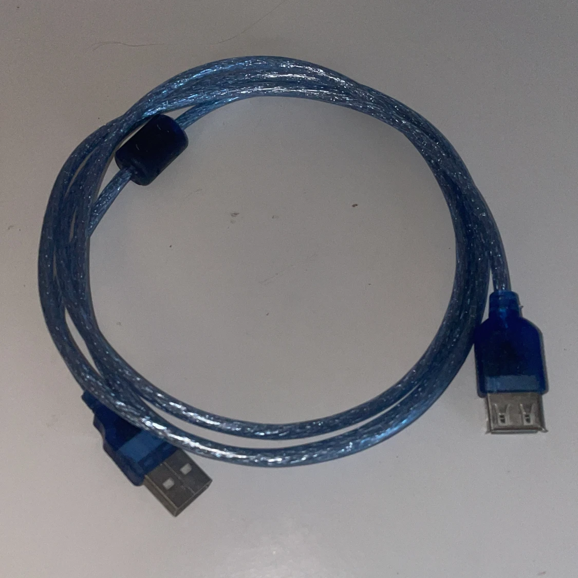 Blå USB-förlängningskabel - 91