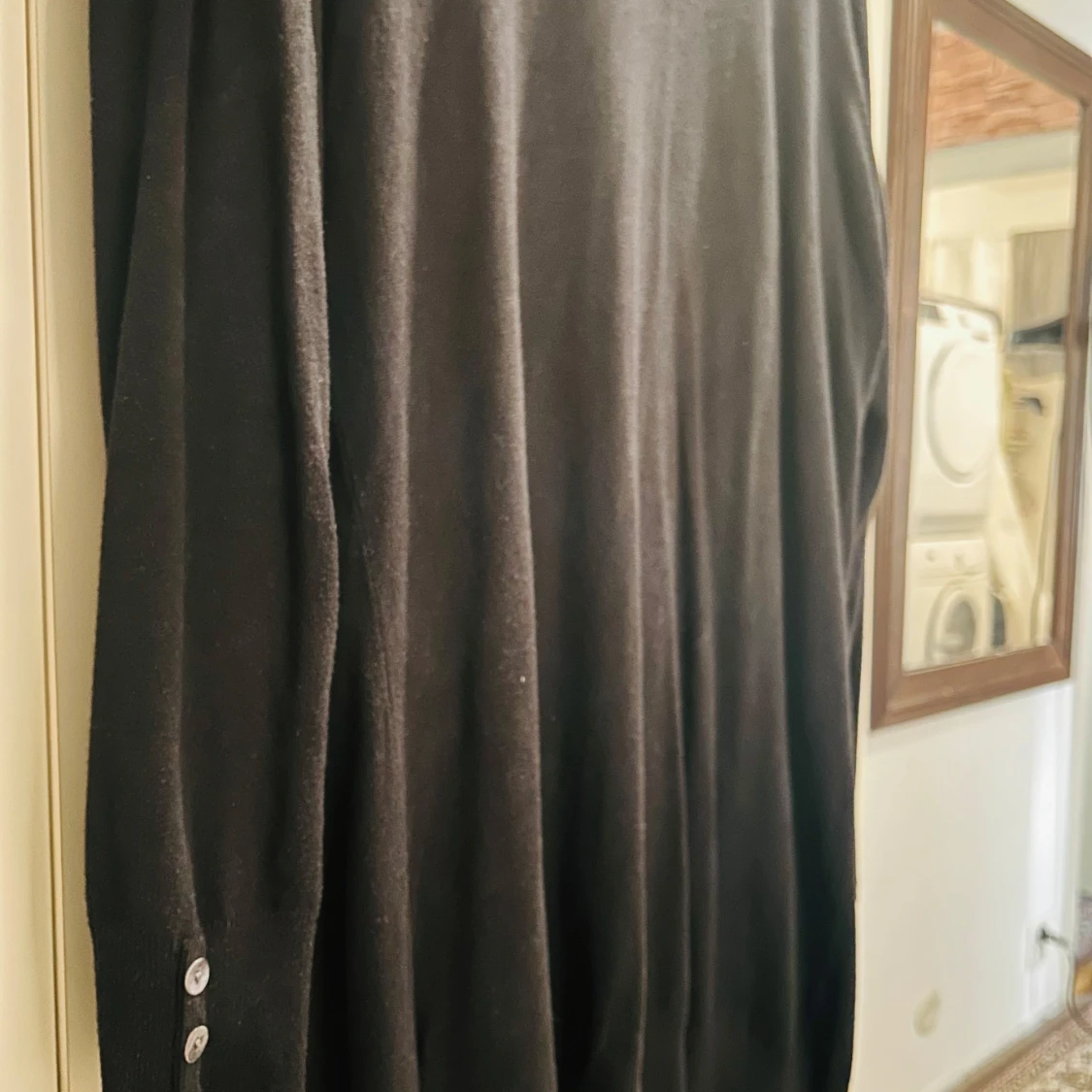 Svart lång kofta från Bon'A Parte - 90