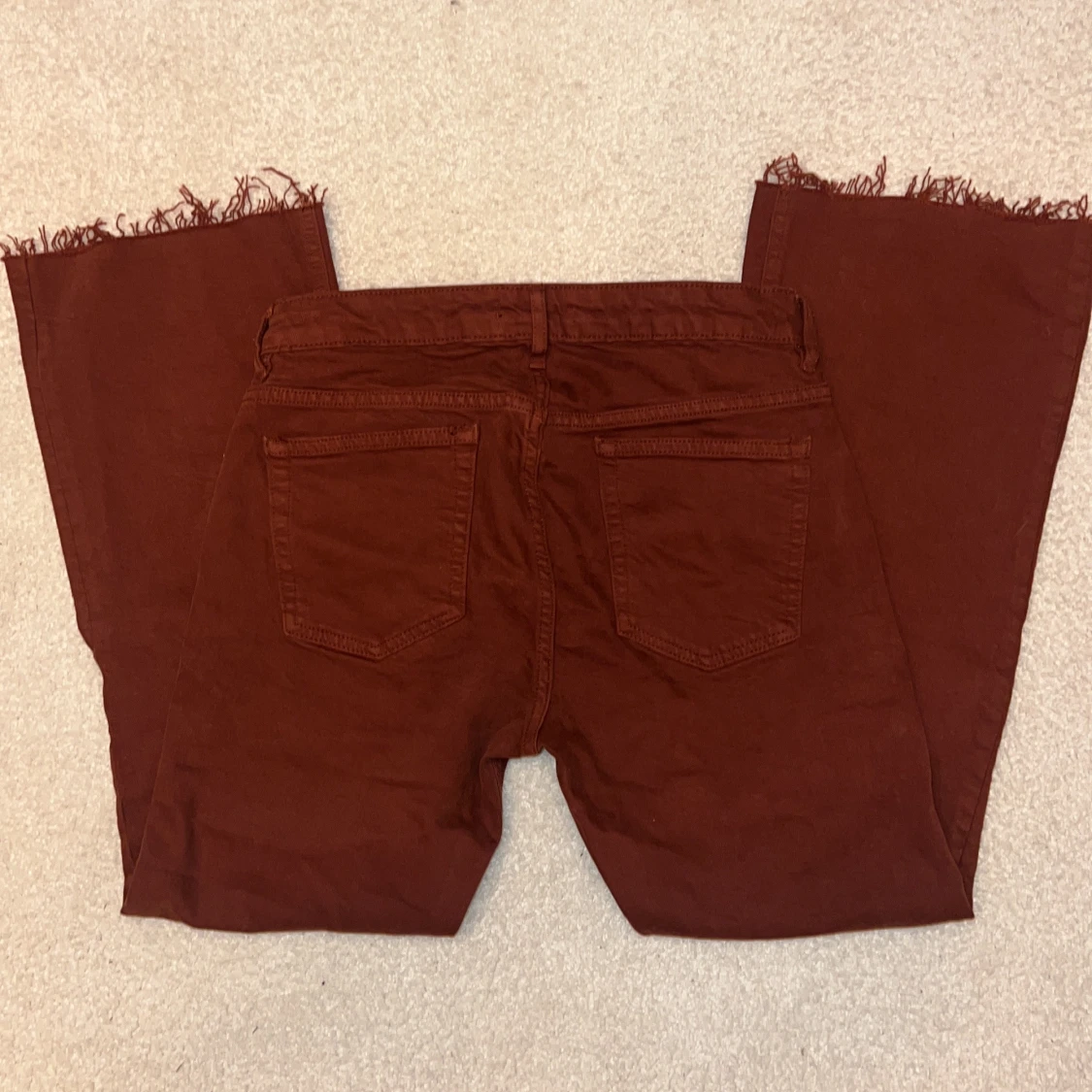 Mörkrösa bootcut jeans❤️ - 93