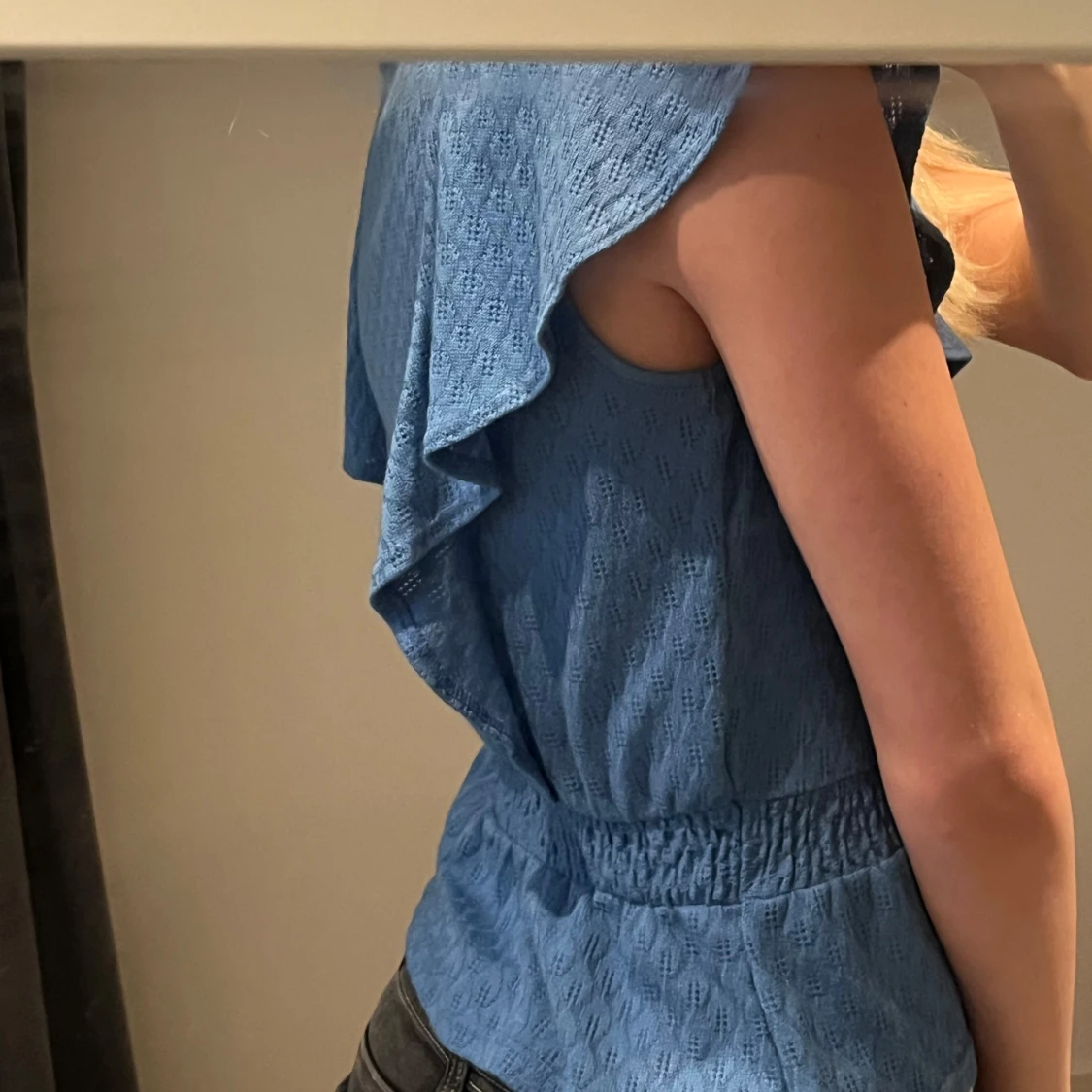 Söt blå blus - 90