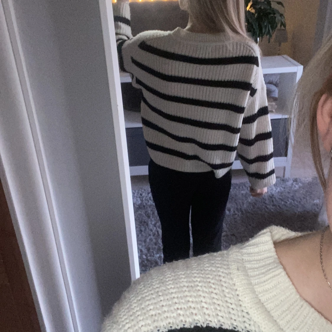 Randig stickad tröja från JDY - 90