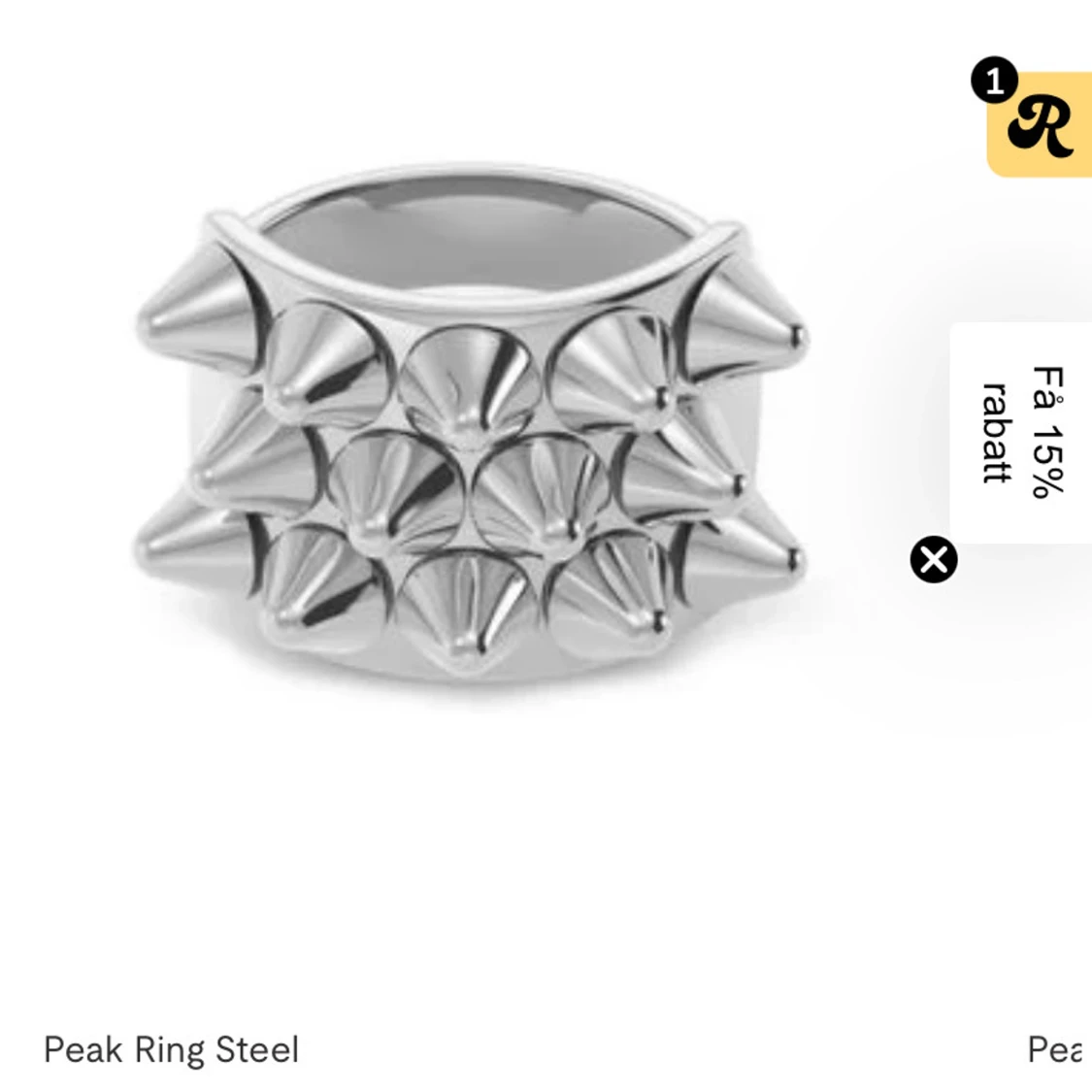 Edblad silver ring