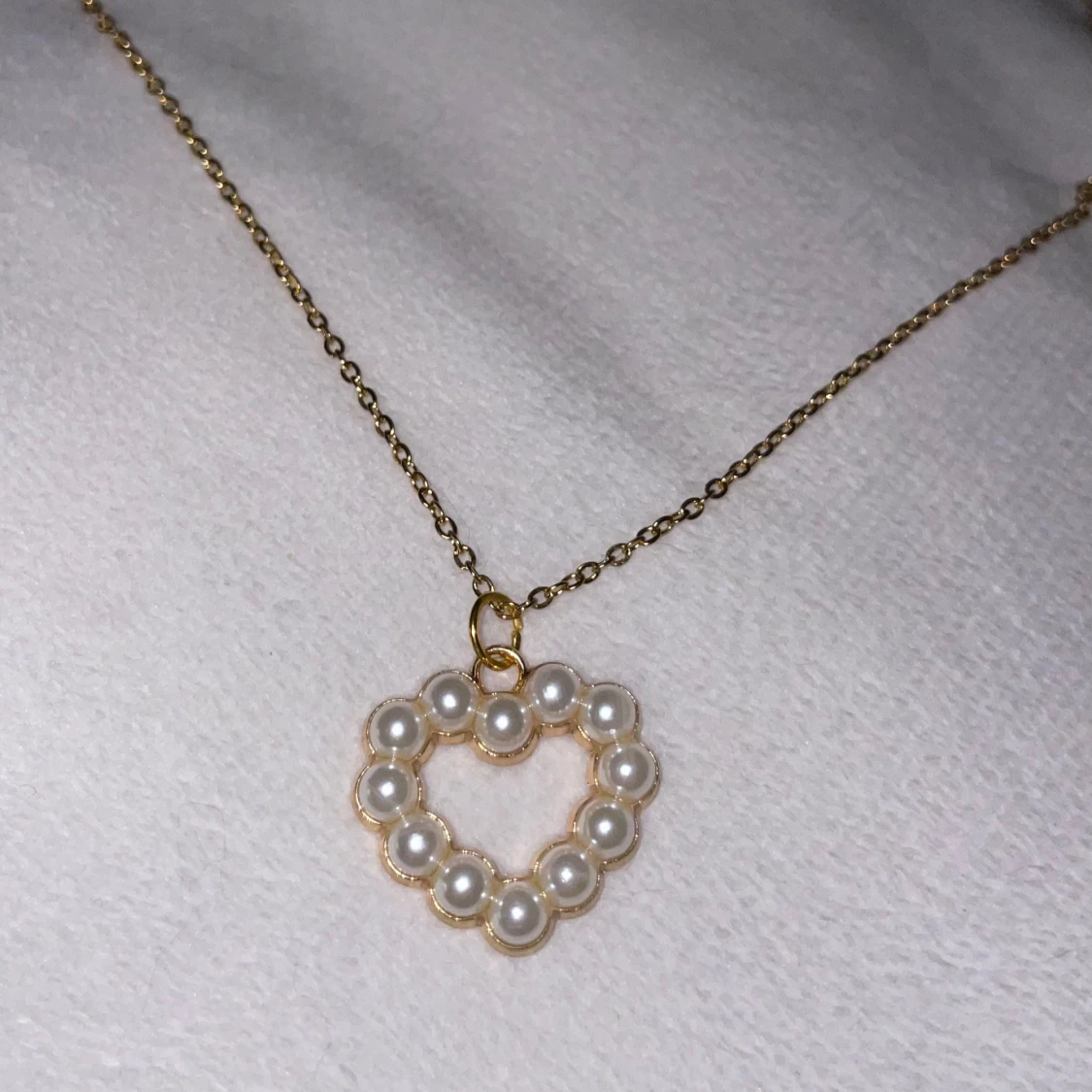 Halsband - Hjärthänge - 90