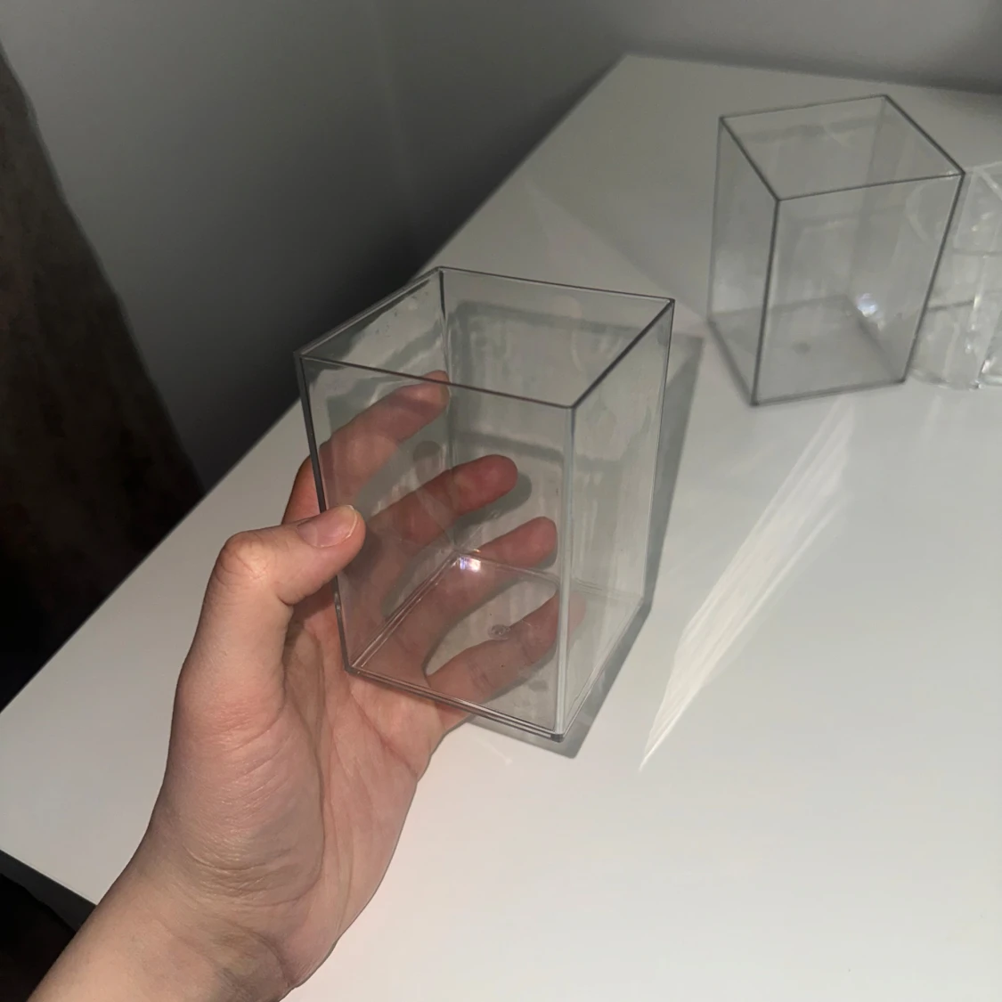 Transparenta sminkförvaringslådor - 1