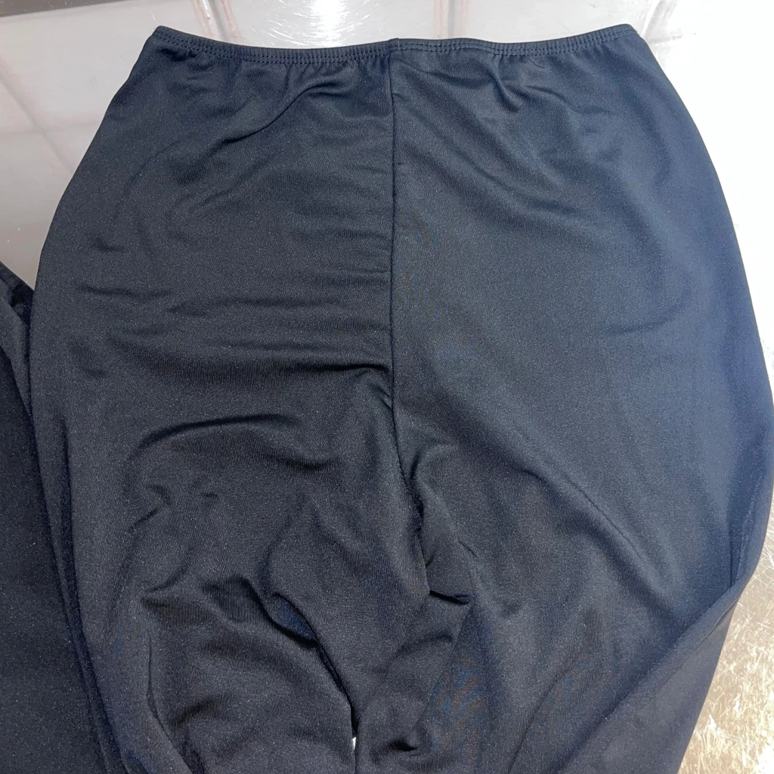 Svarta byxor med snörning - 4