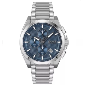 Hugo boss klocka Watch ny original oöppnad  - En helt ny oöppnad Original Hugo boss klocka.  Jag skickar gärna video om så önskas.   Material & Utförande Modell: 1513884 Rek. pris 4 710 kr  Tillverkare: Hugo Boss Serie: Grandmaster Typ: Herrklocka, Dress / Sportmodell Diameter: Ø 46.00 mm Tjocklek: 11.50 mm Boett: Borstat/polerat stål Baksida boett: Solid Armband: Borstat och polerat stål Urtavla: Blå med självlysande markeringar indexmarkeringar, självlysande visare Spänne: Viklås i stål Glas: Mineral Bezel (ring): Stål, borstat/polerat Ur