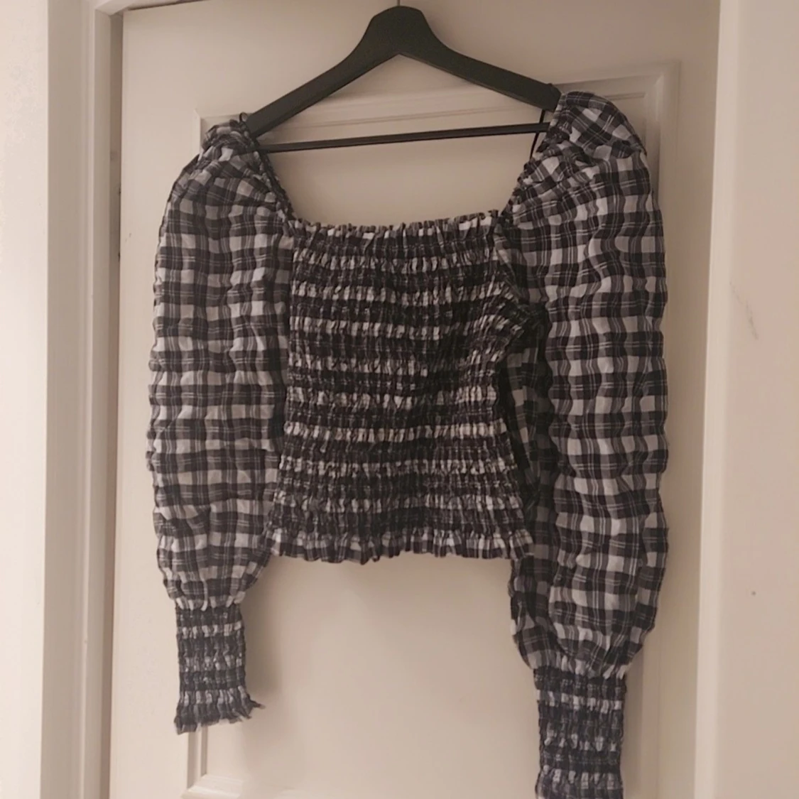 Rutig blus från H&M