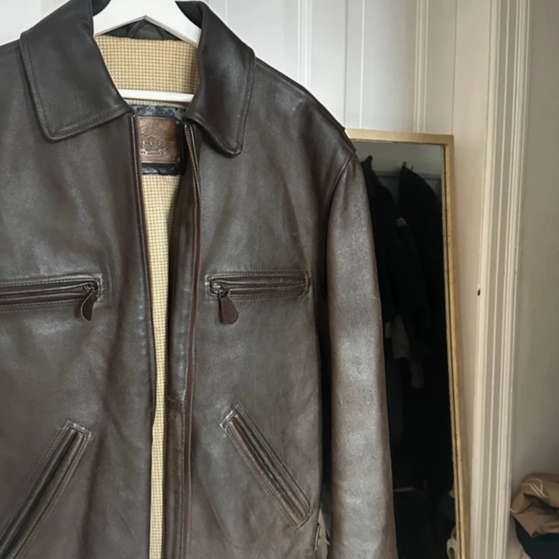 Vintage leather jacket - 1