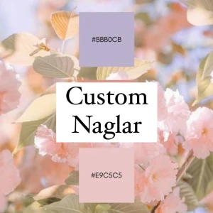 Custom naglar - Beställ efter en egen design! OBS pris varierar beroende på vilken design. 