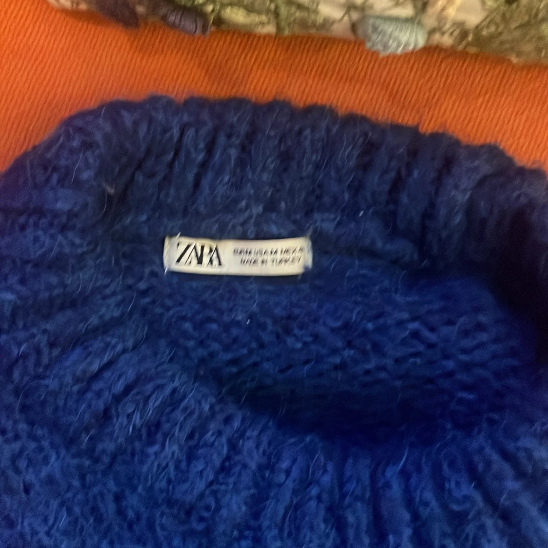 Blå stickad tröja från ZARA - 91