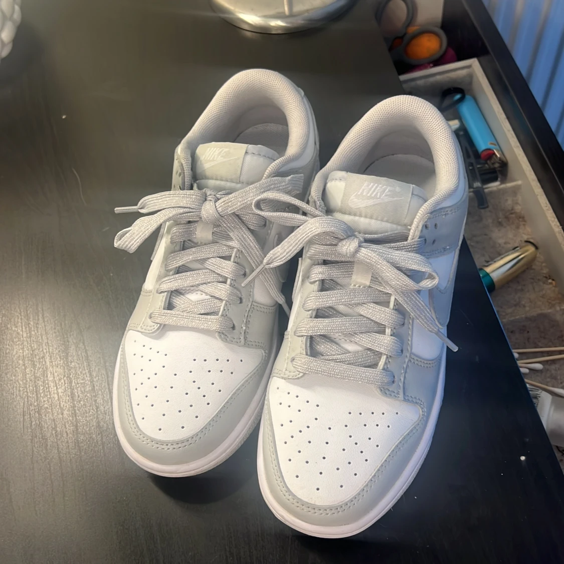 Gråa nike dunk  - 91