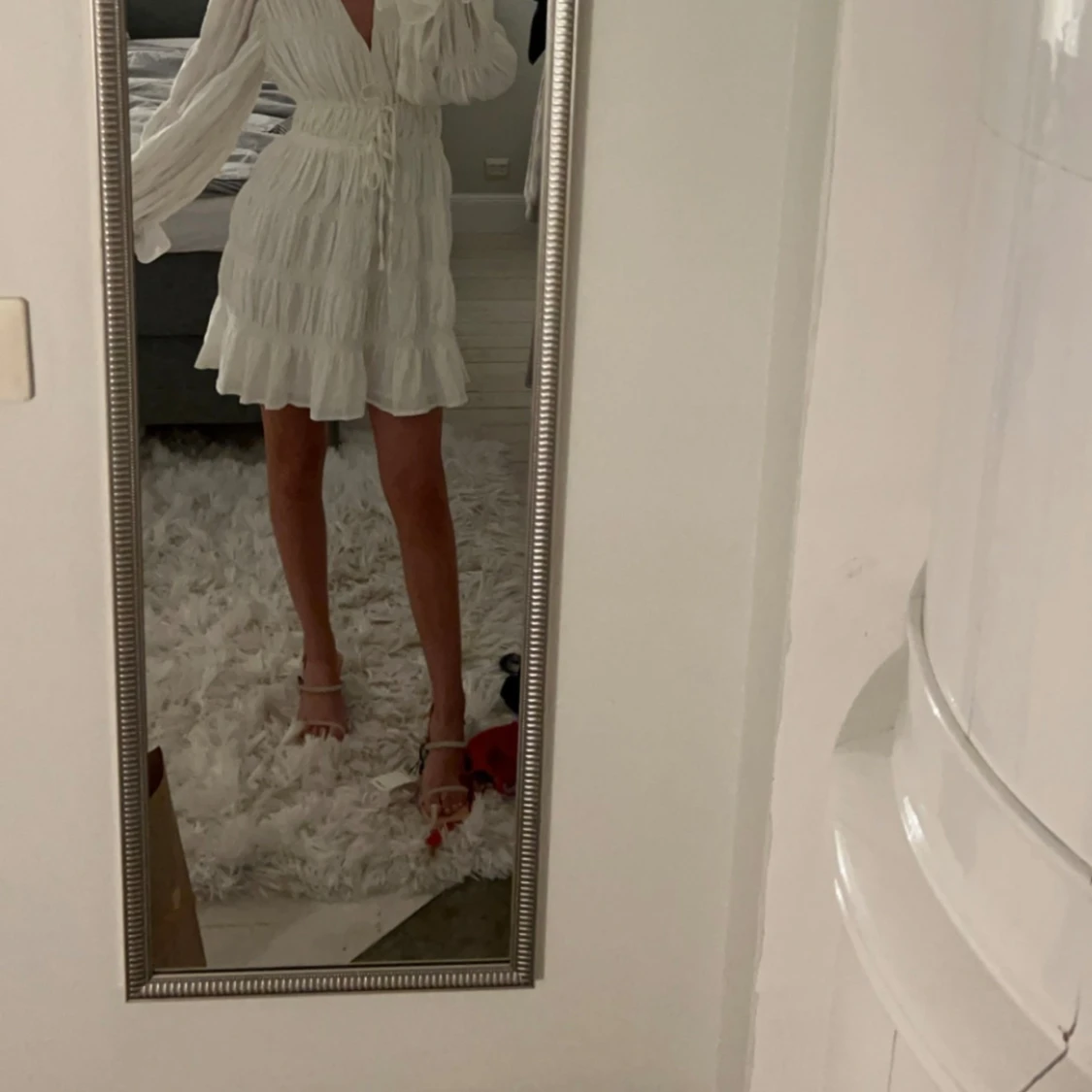 Vit Klänning  - 90