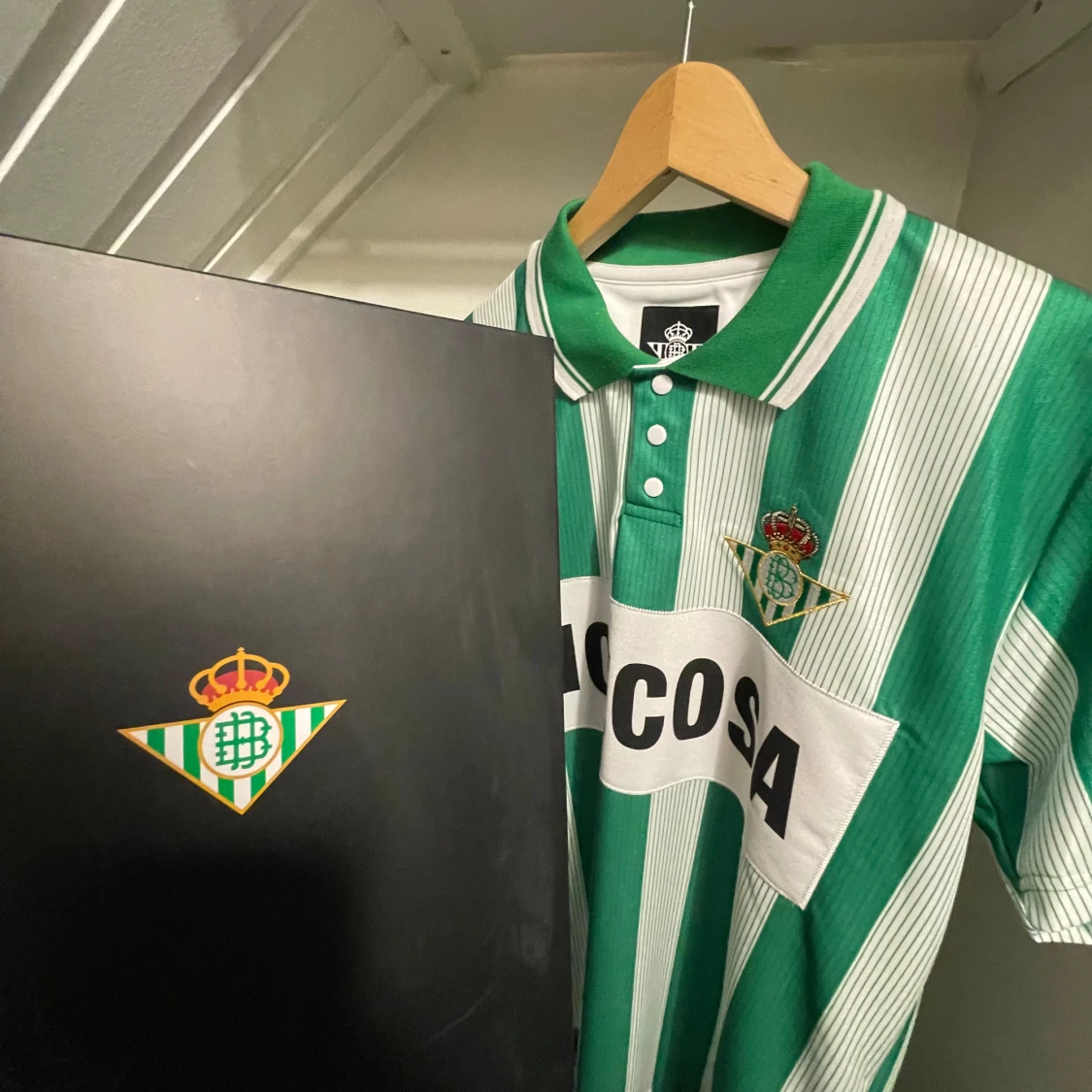 Retro Real Betis fotbollströja - 90