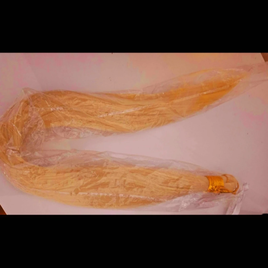 Lös hår blond - 90