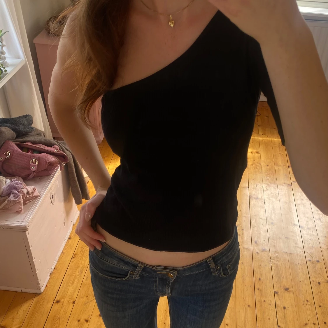 Enärmad topp