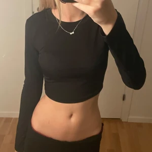 Långärmad crop top - Används inte längre så vill bli av med den. Mycket fint skick!!