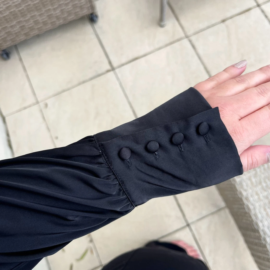 Svart omlottopp från Bik Bok - 93