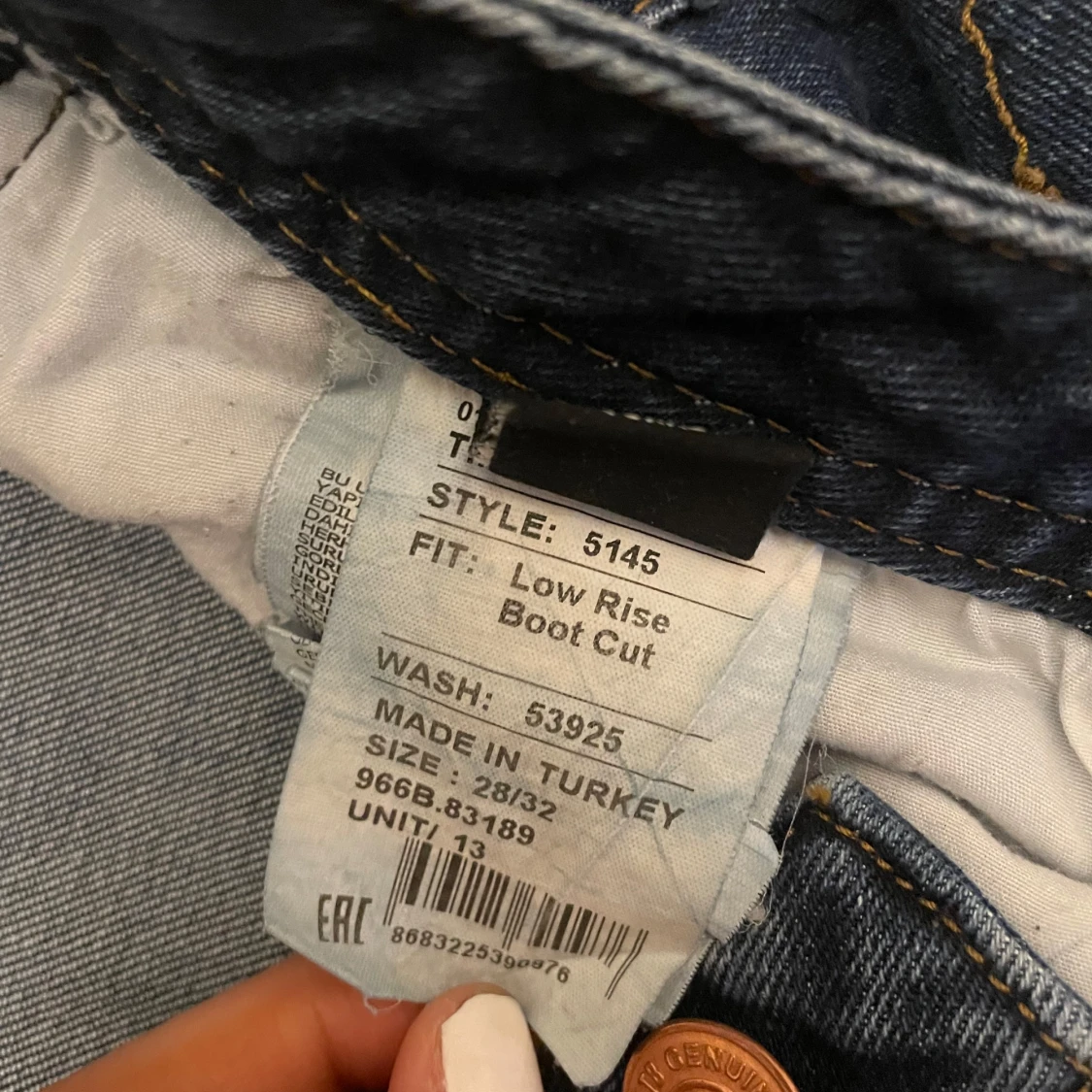 Blå bootcut jeans från LTB - 4