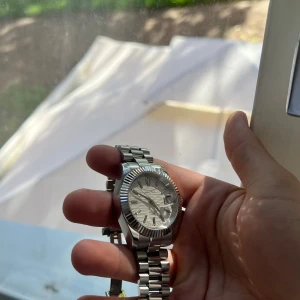 Seiko Mod - En sandräfflad datejust 39mm i en vit elegant färg!  Alla länkar ingår, PM för bilder / videos