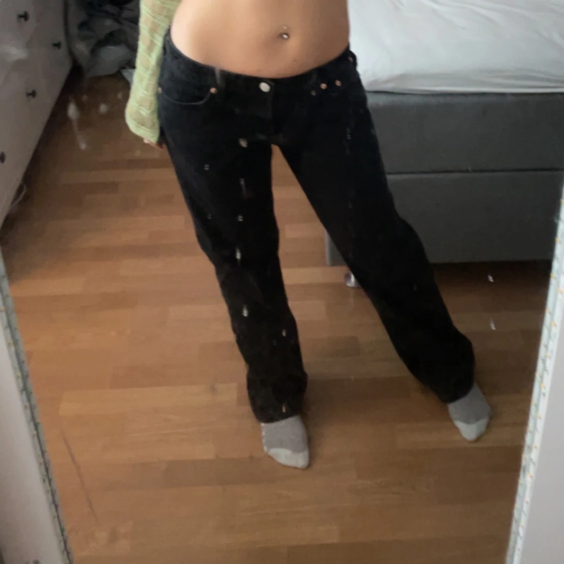 Svarta jeans i bra skick