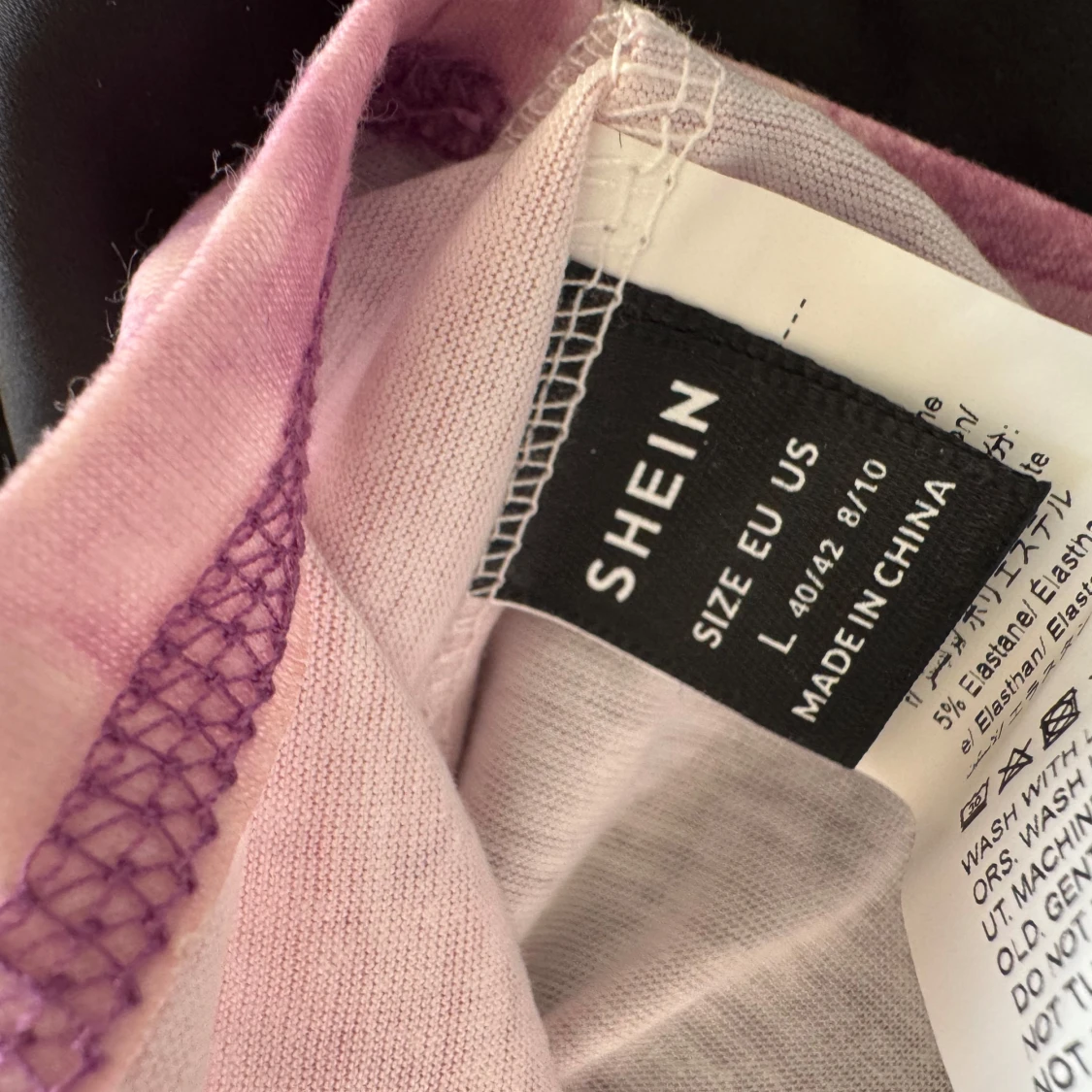 Lila mönstrad topp från Shein - 91