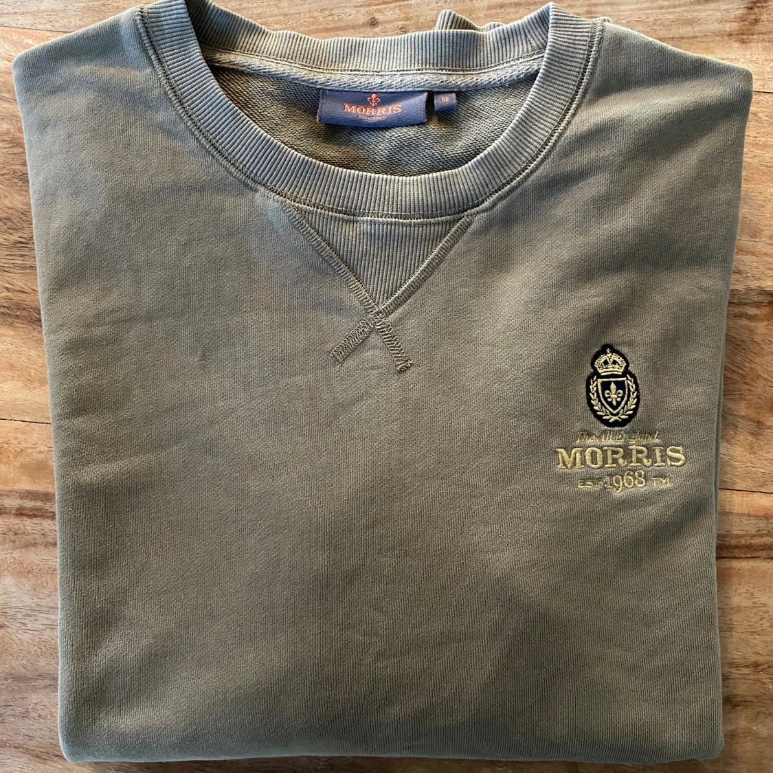 Olivgrön tröja från Morris