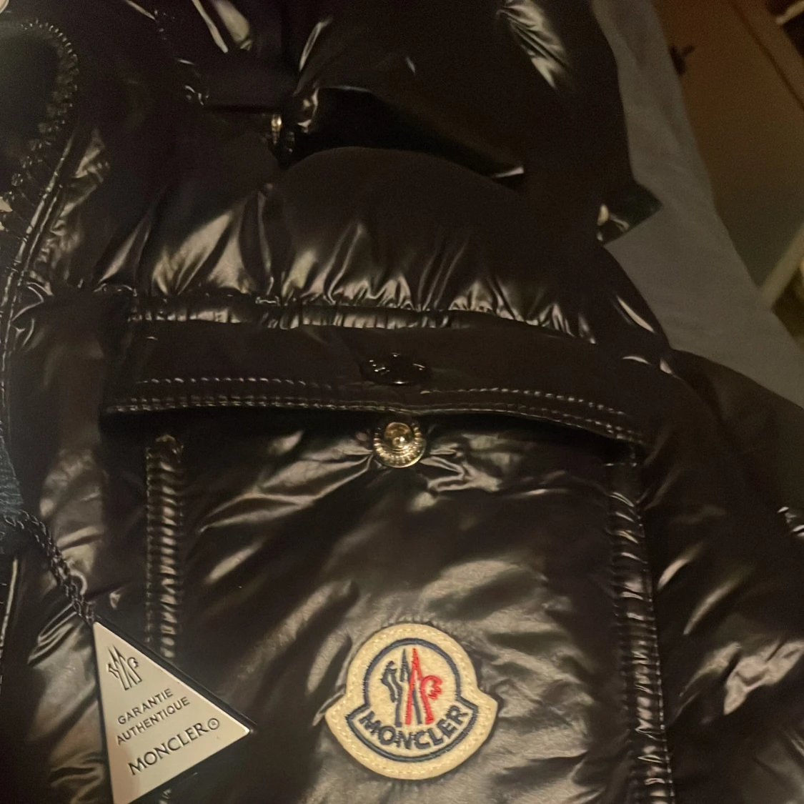 Svart pufferjacka från Moncler  - 93