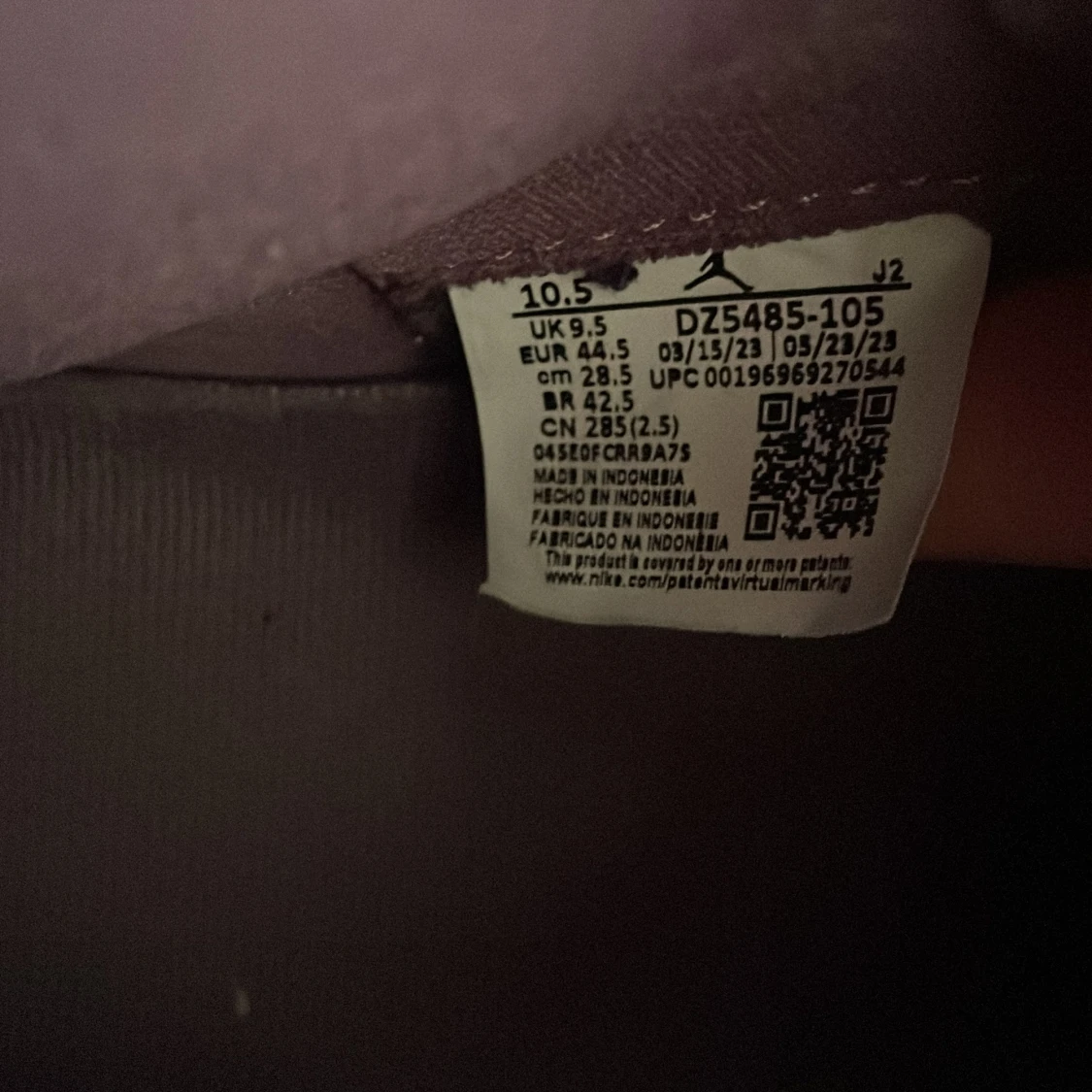 Nike Air Jordans Mauve - 93