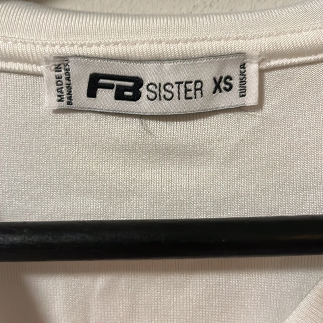 Vit långärmad topp från FB Sister - 92