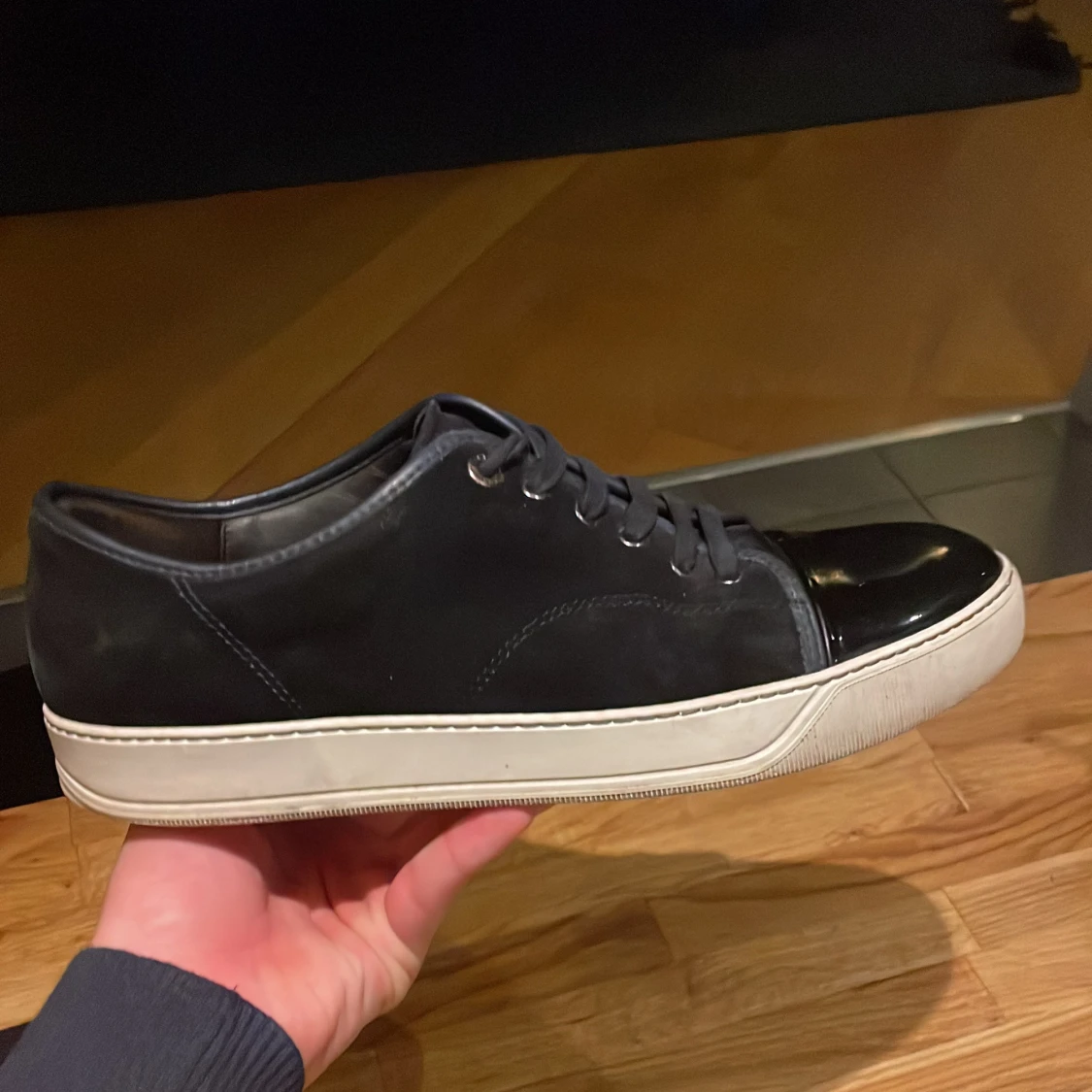 Marinblå Lanvin skor