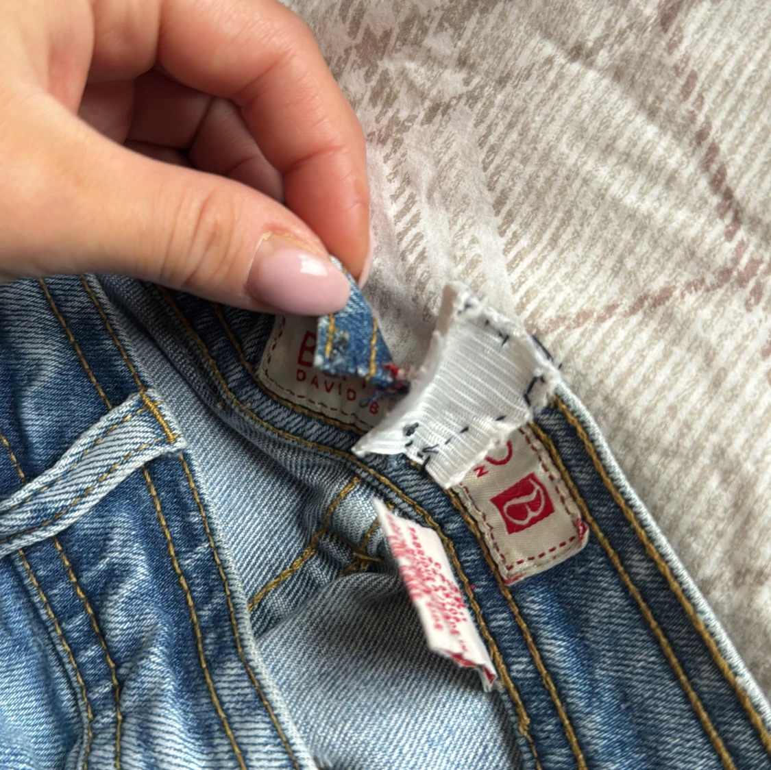 lågmidjade bootcut jenas - 2