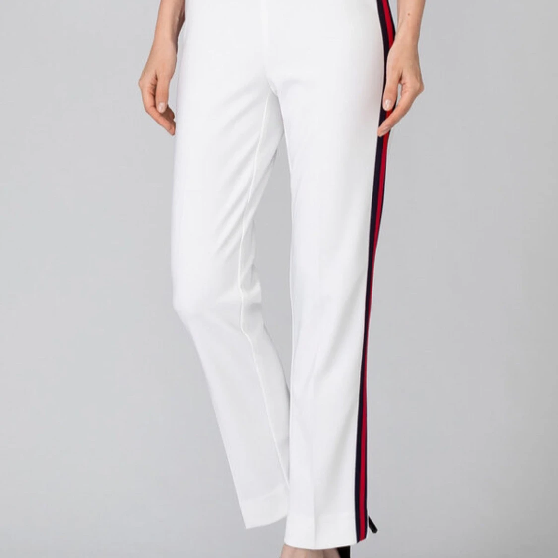 Vita byxor med ränder från Joseph Ribkoff