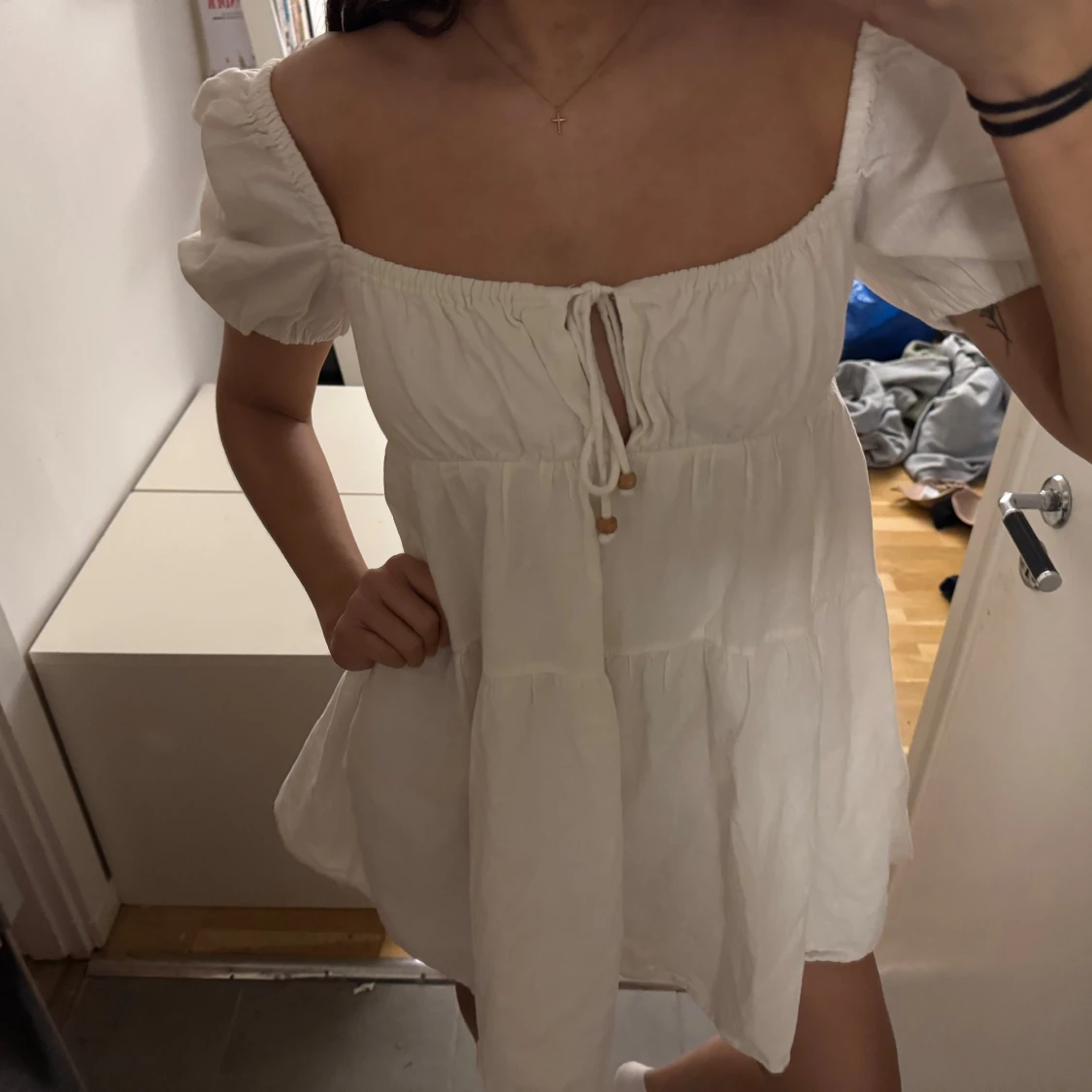 Vit klänning från Zara - 1